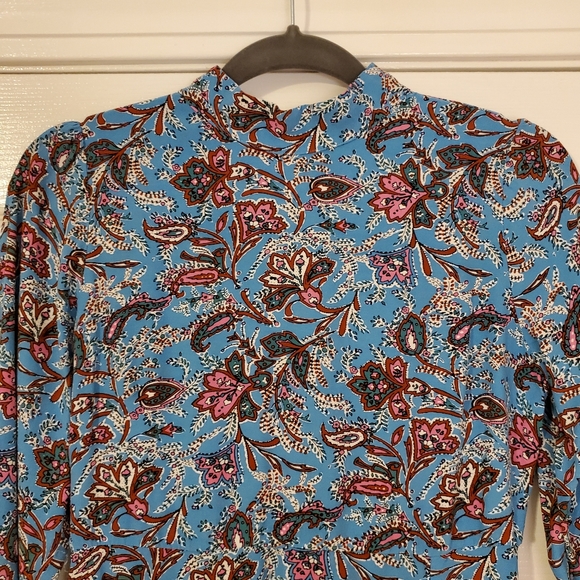 LOFT Bouquet Mock Neck Midi Dress - Picture 5 of 10